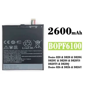 Pin B0PF6100 BOPF6100 Thích hợp cho HTC Desire 820 / D820 / D820G /  D820U /  D820S / D820YS / D820TS / D820Q / Desire 826 / D826 / D826Y