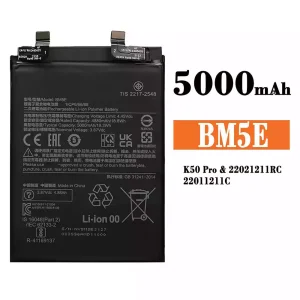 Pin BM5E Thích hợp cho Xiaomi K50 Pro