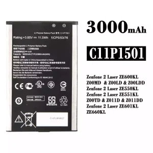 Pin C11P1501 Thích hợp cho Asus Zenfone 2 Laser ZE600KL /ZE601KL/ZE550KL / ZE551KL