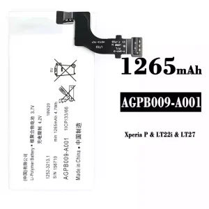 Pin AGPB009-A001 Thích hợp cho Sony Xperia P/ LT22i / LT27