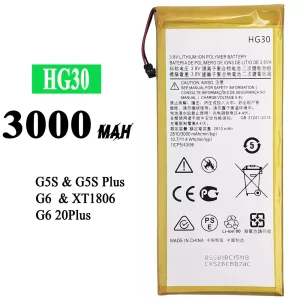 Pin HG30 Thích hợp cho Motorola Moto G5S / G5S Plus / G6