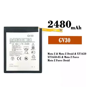 Pin GV30 Thích hợp cho Motorola Moto Z / Moto Z Droid / Moto Z Force / Moto Z Force Droid