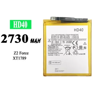 Pin HD40 Thích hợp cho Motorola Moto Z2 Force / Z Force Edition 2nd gen