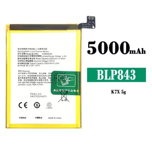 Pin BLP843 Thích hợp cho OPPO K7X 5G