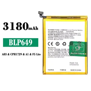Pin BLP649 Thích hợp cho OPPO A83 / A1 / F5 Lite / A83T
