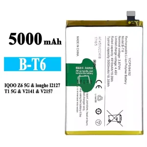 Pin B-T6 Thích hợp cho VIVO iQOO Z6 5G/T1 5G/Y55 5G