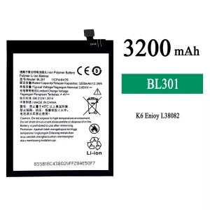 Pin BL301 Thích hợp cho Lenovo K6 Enjoy
