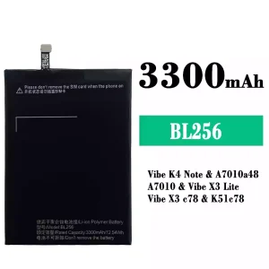 Pin BL256 Thích hợp cho Lenovo Vibe K4 Note / Vibe X3 Lite