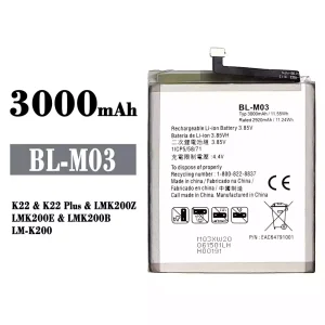 Pin BL-M03 Thích hợp cho LG K22 / K22 Plus