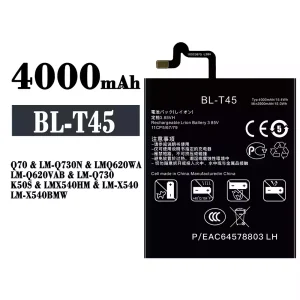 Pin BL-T45 Thích hợp cho LG Q70 K50S