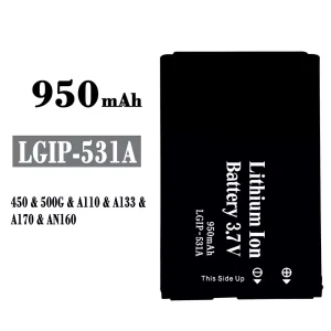 Pin LGIP-531A Thích hợp cho LG 450/500G/A110/A133/A170/AN160
