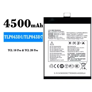 Pin TLP043D1/TLP043D7 Thích hợp cho Alcatel TCL 10 Plus/TCL 20 Plus/TCL 10 pro/TCL 20 pro