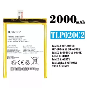 Pin TLp020C2 Thích hợp cho Alcatel Idol S/Idol X/IDOL 2 /IDOL ALPHA