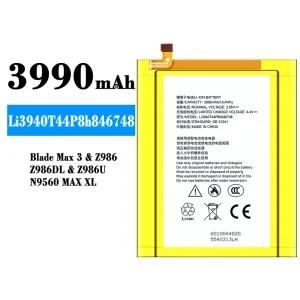 Pin Li3940T44P8h846748 Thích hợp cho ZTE Blade Max 3