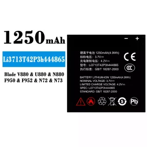 Pin Li3713T42P3h444865 Thích hợp cho ZTE Blade V880/U880/N880/F950/F952/N72/N73