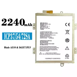 Pin ICP37/54/72SA Thích hợp cho ZTE A310