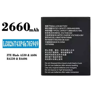 Pin Li3826T43P4H705949 Thích hợp cho ZTE Blade A530/A606/BA530/BA606