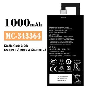 Pin MC-343364 Thích hợp cho Amazon Kindle Oasis 2 9th /58-000173