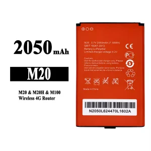 Pin M20 Thích hợp cho Benteng M20H/M100