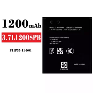 Pin 3.7L1200SPB Thích hợp cho Texas Instruments P11P35-11-N01