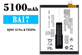 Pin BA17 Thích hợp cho IQOO 12 Pro/V2329A