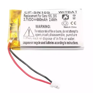 Pin tai nghe cho Sena 10S,20S,Sena 30K SP46,Sena Tufftalk Lite,Sena 10S-01,Sena 20s-01,Sena 20s evo,Sena 30K-01D,802540